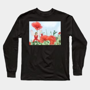 Elfe im Mohn Long Sleeve T-Shirt